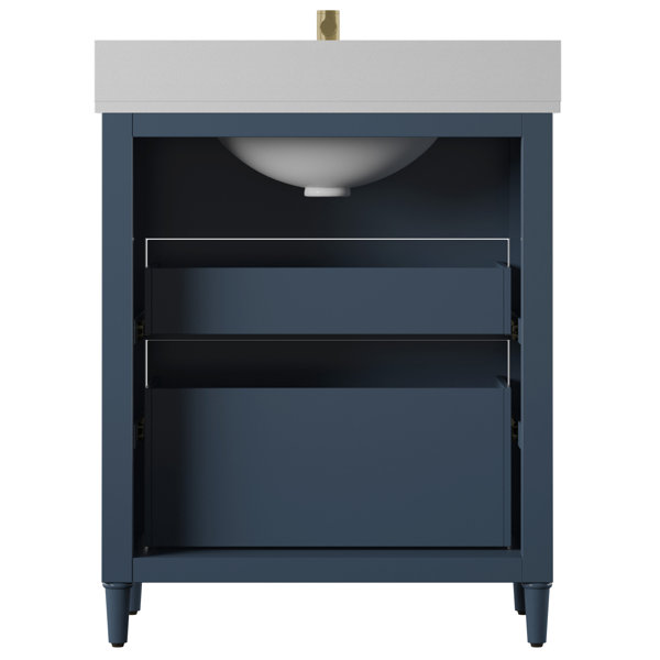 Mistana™ Serena 29.88'' Single Bathroom Vanity with Ceramic Top & Reviews Wayfair